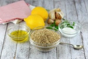 Ingredientes tahina