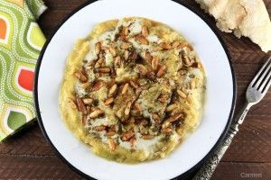Baba Ganoush de calabacines cenital