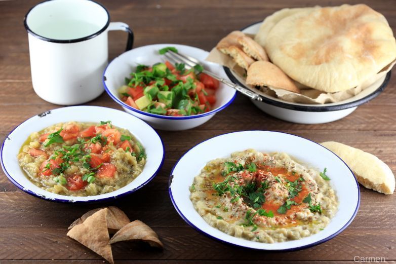 Baba ganoush y mutabal