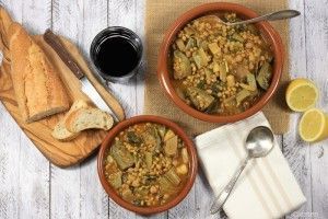 Guiso de trigo murciano