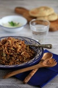 Mejadra o mujaddara