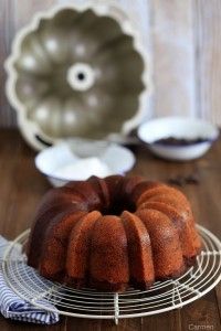 Bundt cake marmolado desmoldado