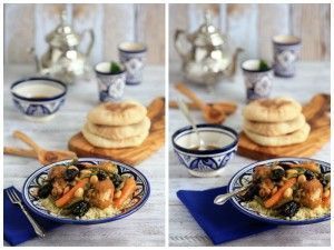 tajine de pollo en plato