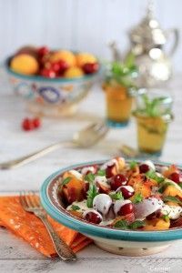 Ensalada de fruta a la parrilla