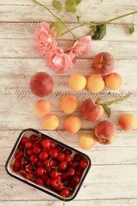 Ingredientes ensalada de fruta a la parrilla