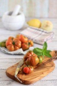 Ingredientes ensalada de tomate