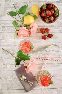 limonada de fresa cenital