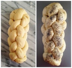 Masa de receta de challah