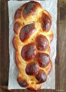 Receta de challah horneado