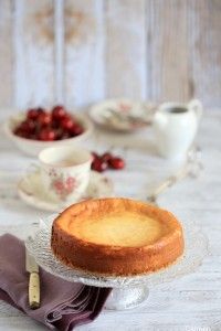 Tarta de queso y chocolate blanco