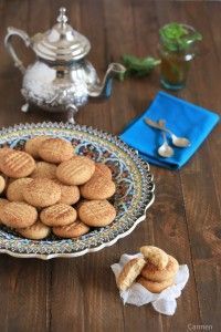 Galletas de tahina partidas
