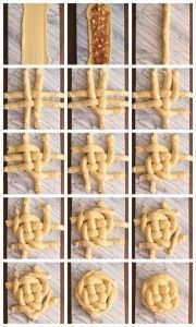 Paso a paso challah de manzana y miel