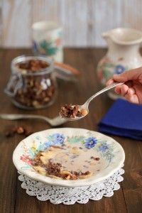 Granola de chocolate con leche