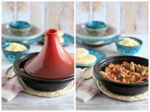 Tajine de verduras frontal