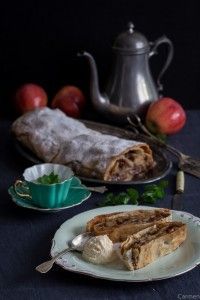 Apfelstrudel plato