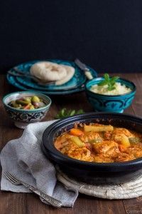 Tajine de pescado frontal