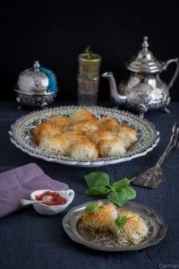 Nidos pasta kataifi plato