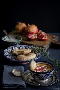 crema de calabaza con queso