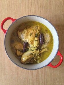 Olla bastilla de pollo