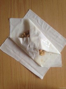 Doblado bastilla de pollo