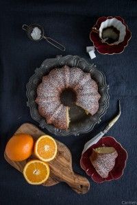Bundt cake de naranja cenital
