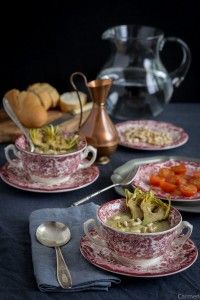 Crema de alcachofas derecha