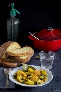 Potaje de vigilia plato