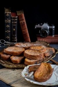 Torrijas caseras plato
