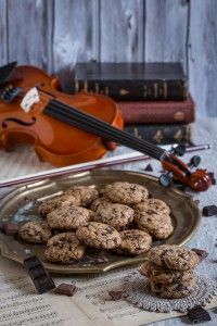 Cookies con pepitas de chocolate frontal