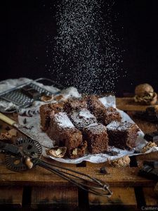 Brownie de chocolate nieve1