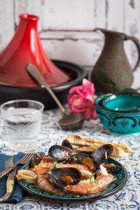 Tajine de marisco frontal