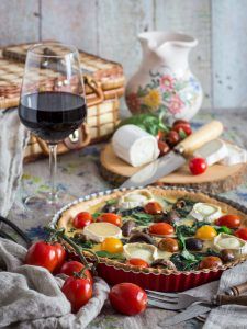 Quiche de espinacas frontal