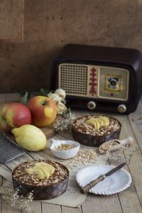 Bizcocho de espelta manzana y cereales