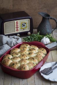 Pastel de carne con pan de queso