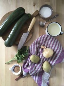 Crema de calabacín ingredientes